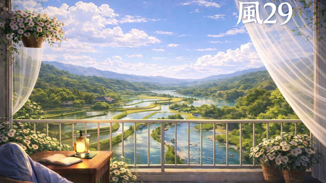 風29｜穏やかな田園の風　　Wind 29 | Calm Countryside Breeze – Nature Relaxing Music