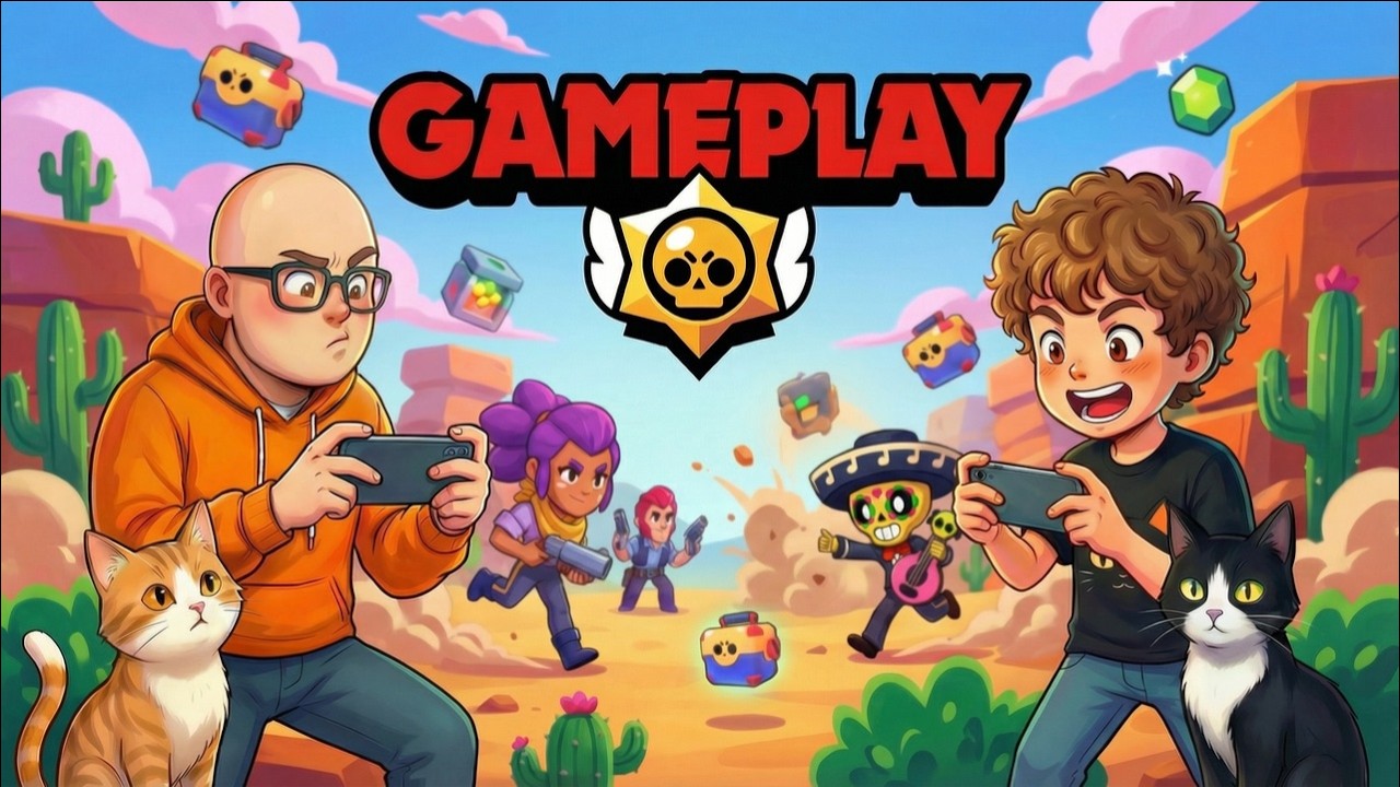 🎮 BRAWL STARS - EP. 01 - COMBATE - DUPLO - CONVERSA ENGRAÇADA 😹