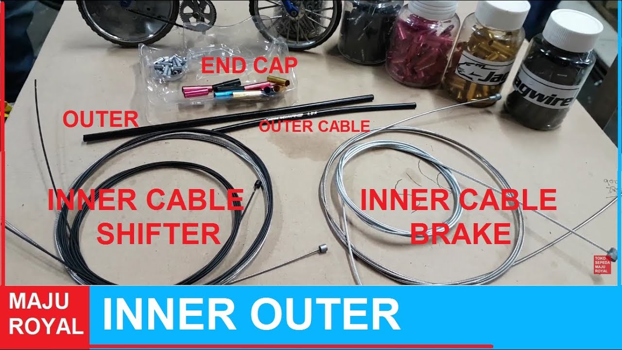 Kabel Sifter Inner Outer Cable Shifter Brake dan End Cap nya ⭐⭐⭐⭐⭐
