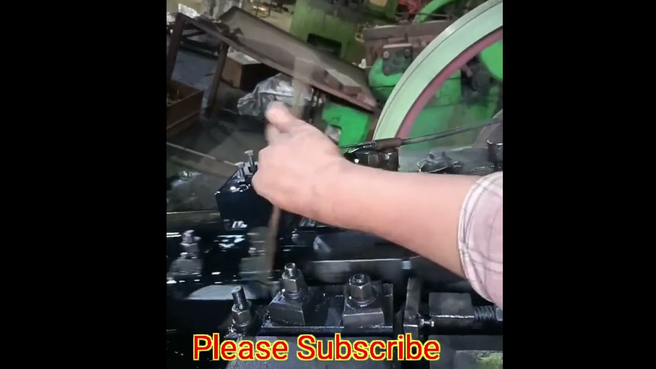 Round bar Threading Machine | Bolt Threading Machine | metal works 