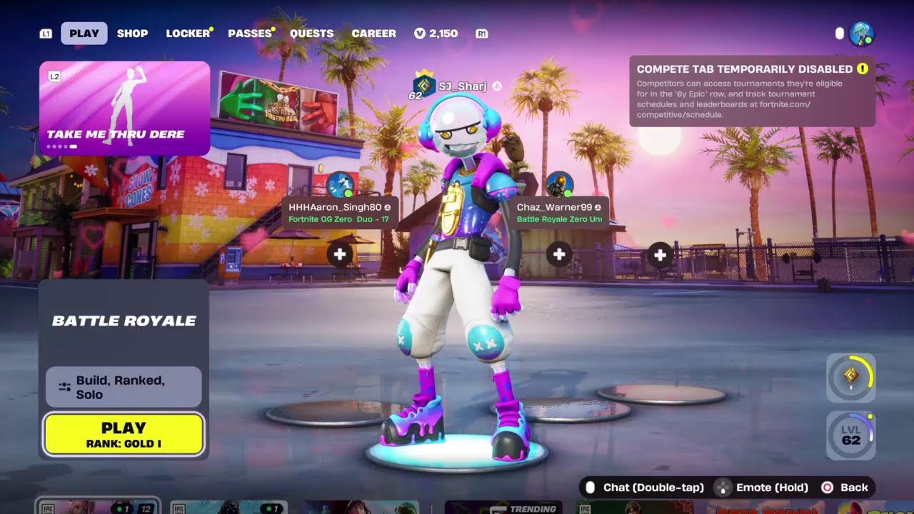 Fortnite live stream