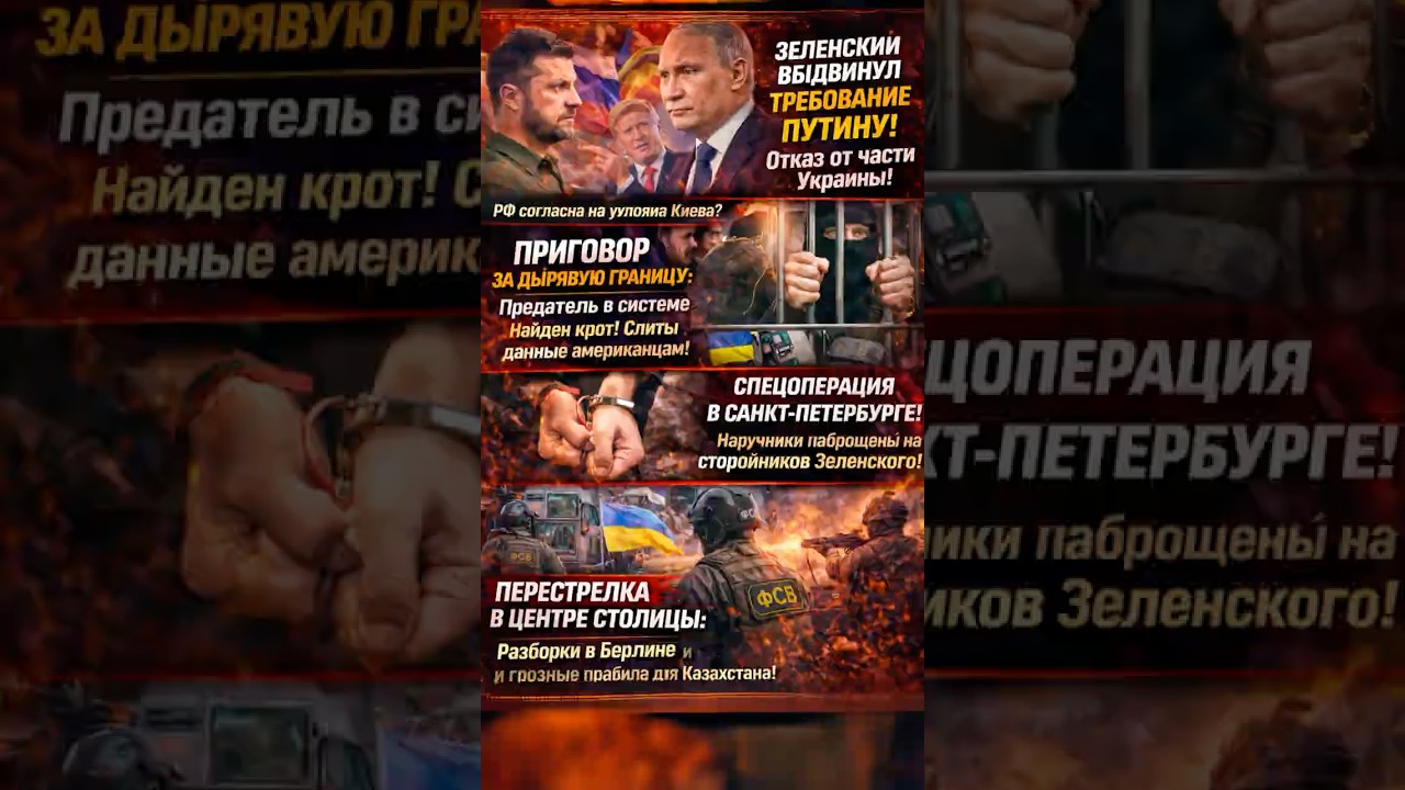 Ультиматум Путину, выборы в Украине и крот у Кремля // #Украина #Россия #Путин #Зеленский #Трамп