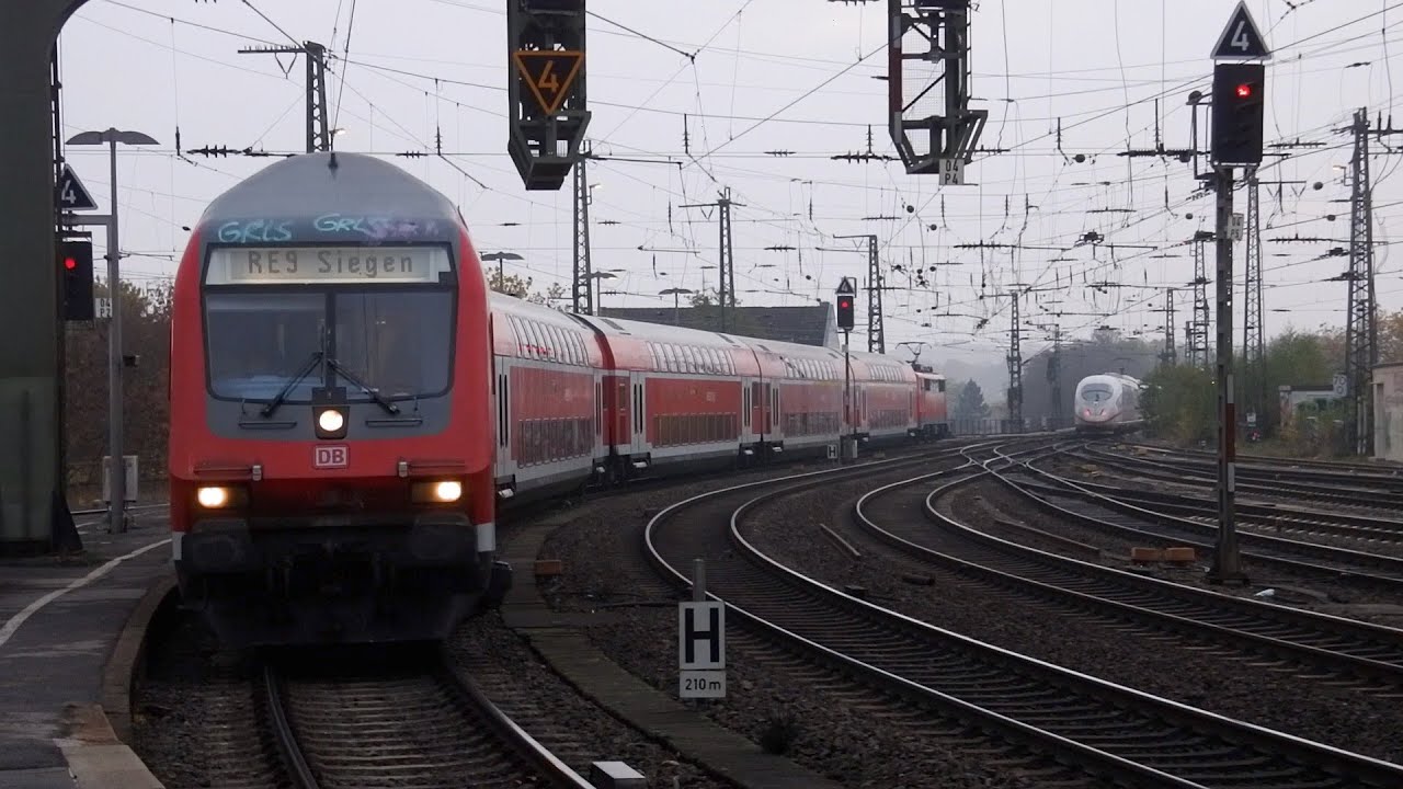 【ドイツのEL】DBインターシティ・インターレギオ推進運転　[German Electric Locomotives] push DBAG intercity/Interregio trains