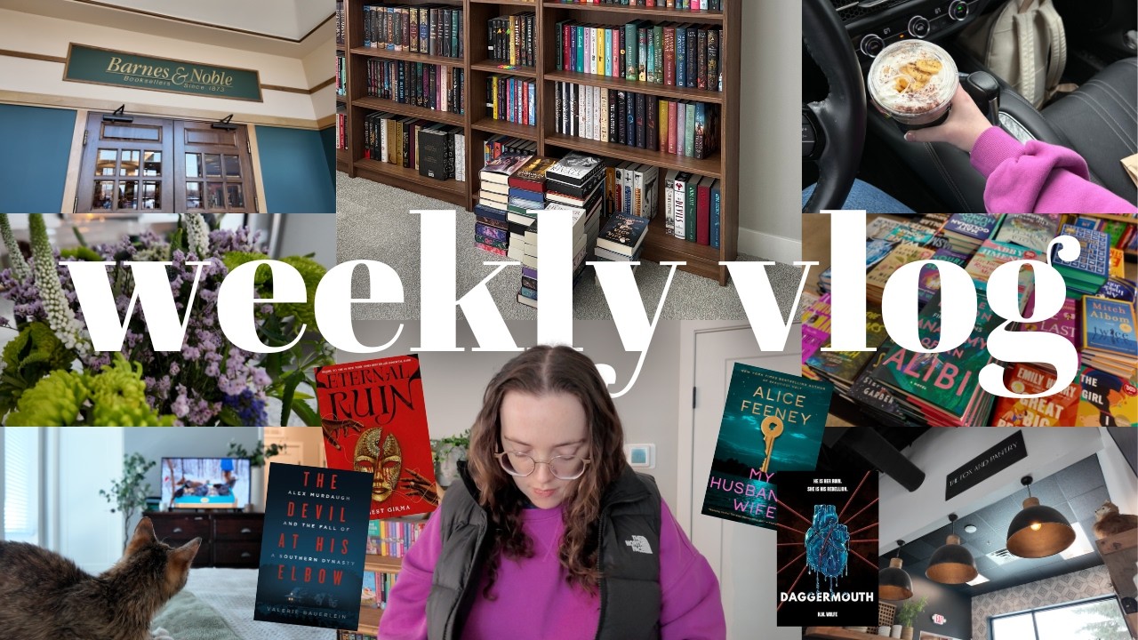 absolutely loving a dystopian romance + mental health chats | WEEKLY VLOG