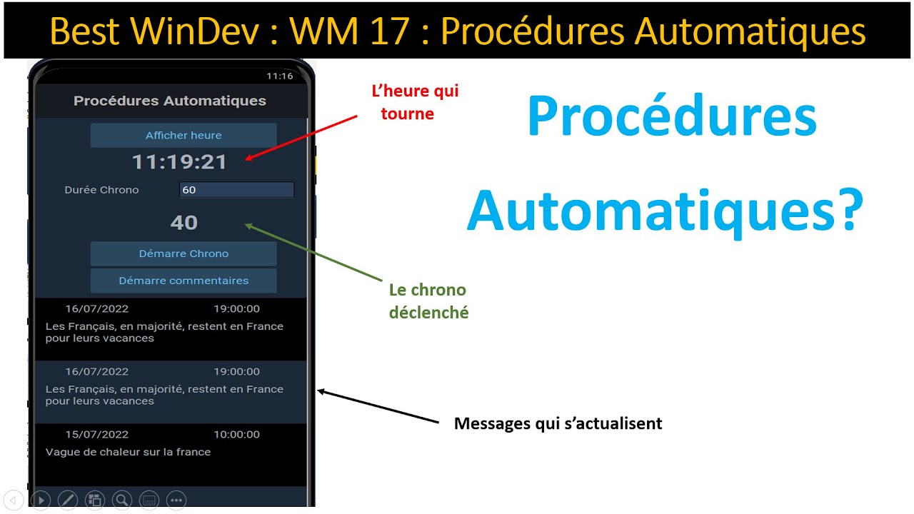 Best WinDev WM 17 : Procédures Automatiques, vous connaissez ?
