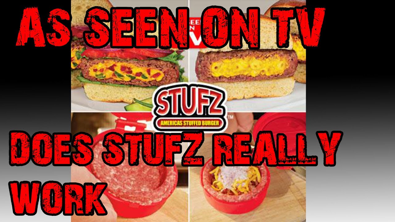 DOES STUFZ BURGER WORK??? │ As Seen On TV