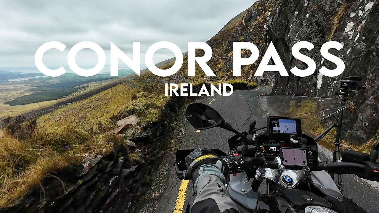 MOTORCYCLE touring Ireland -  The FAMOUS Conor Pass
