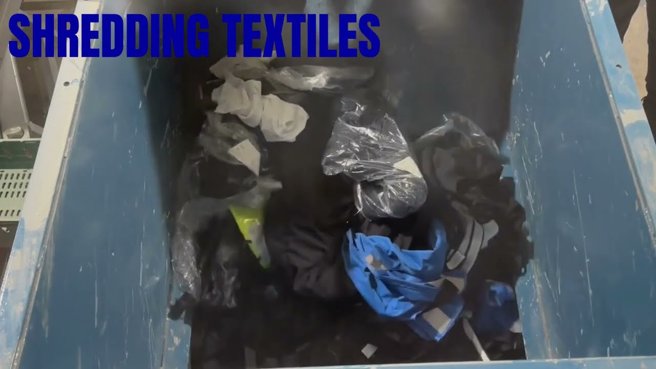 Can we shred it? Shredding Textiles! #shredding