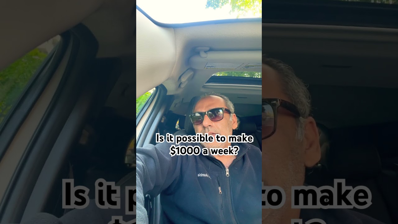 Can you make $1000 a week driving Lyft and Uber? #uber #lyft #canada #driver #hopp #ontario #cx30