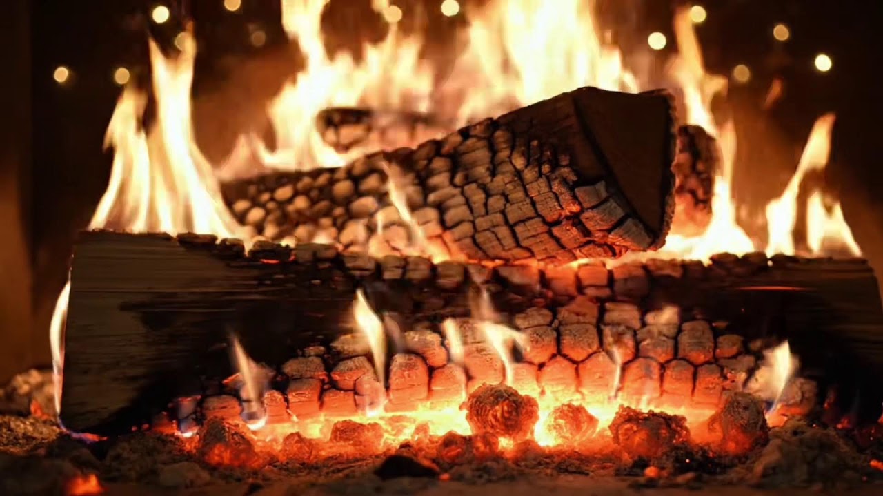 Fireplace Sounds for Sleep & Study 🔥 Soothing Piano Music for Cozy Winter Nights (10H)