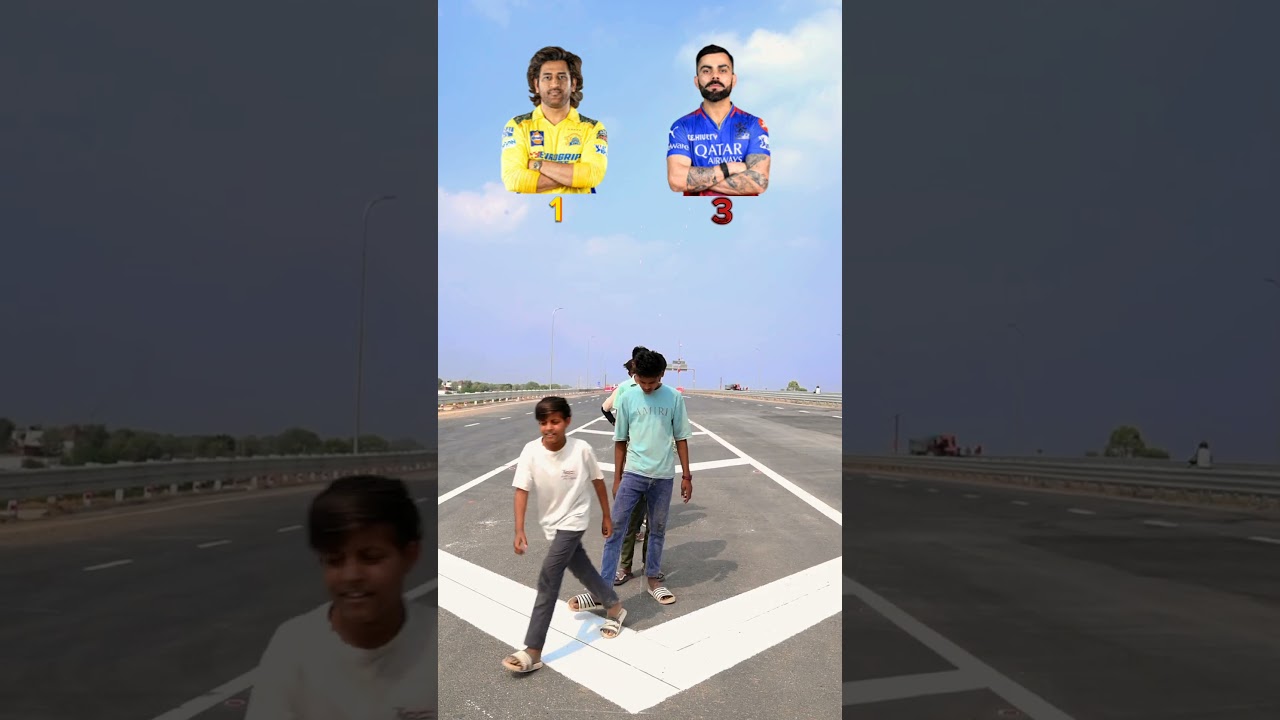 Virat Kohli fans ❤️ MS Dhoni fans 💛 comment 👈👈👈 #sports #viratkohli #msdhoni #challenge #cricket