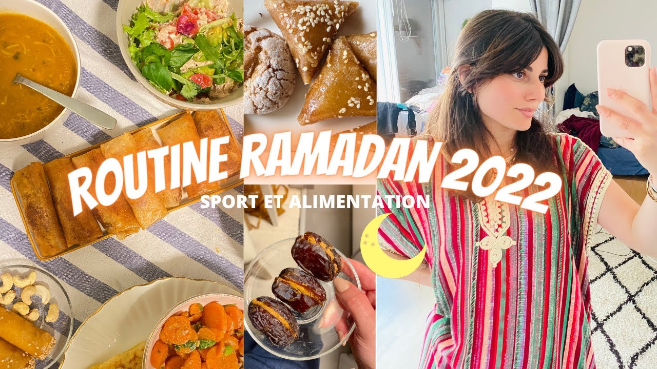 ROUTINE RAMADAN 2022 ( VLOG SPORT ET ALIMENTATION, lecture)