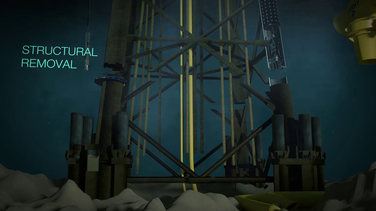 James Fisher Offshore decommissioning animation