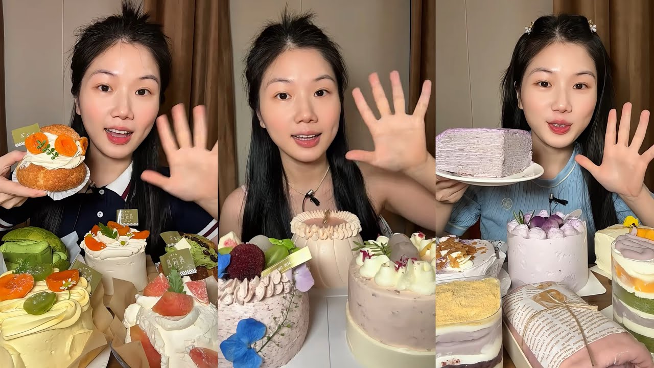 [ASMR] Dessert Mukbang Eating Chocolate Cake | Mukbang Eating Show💗🍰🧁