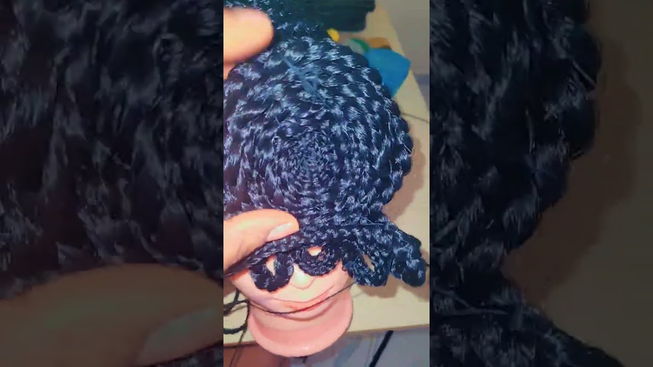 How I made efik headgear for my daughter's cultural day..