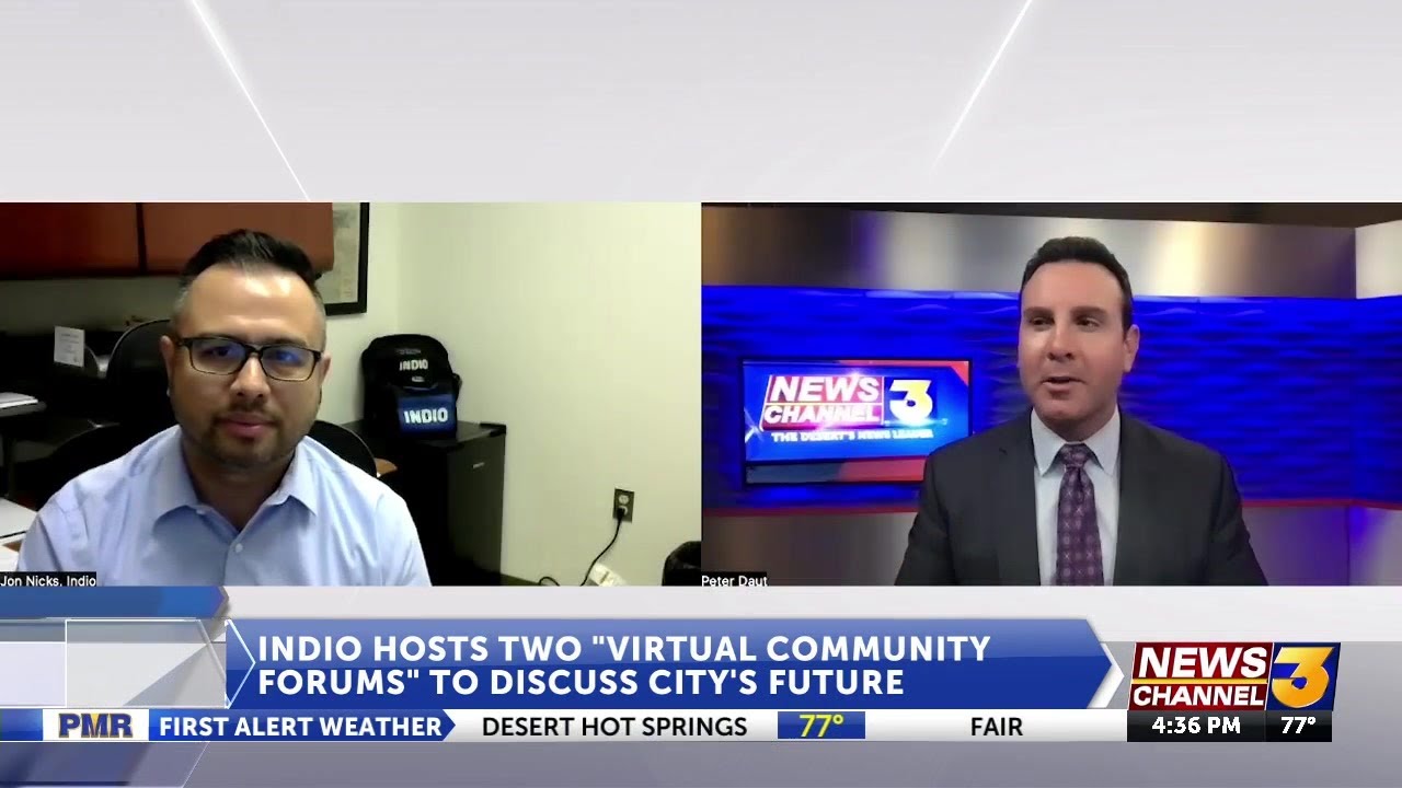 City of Indio holds Virtual Community Forums to gather input for Strategic Plan