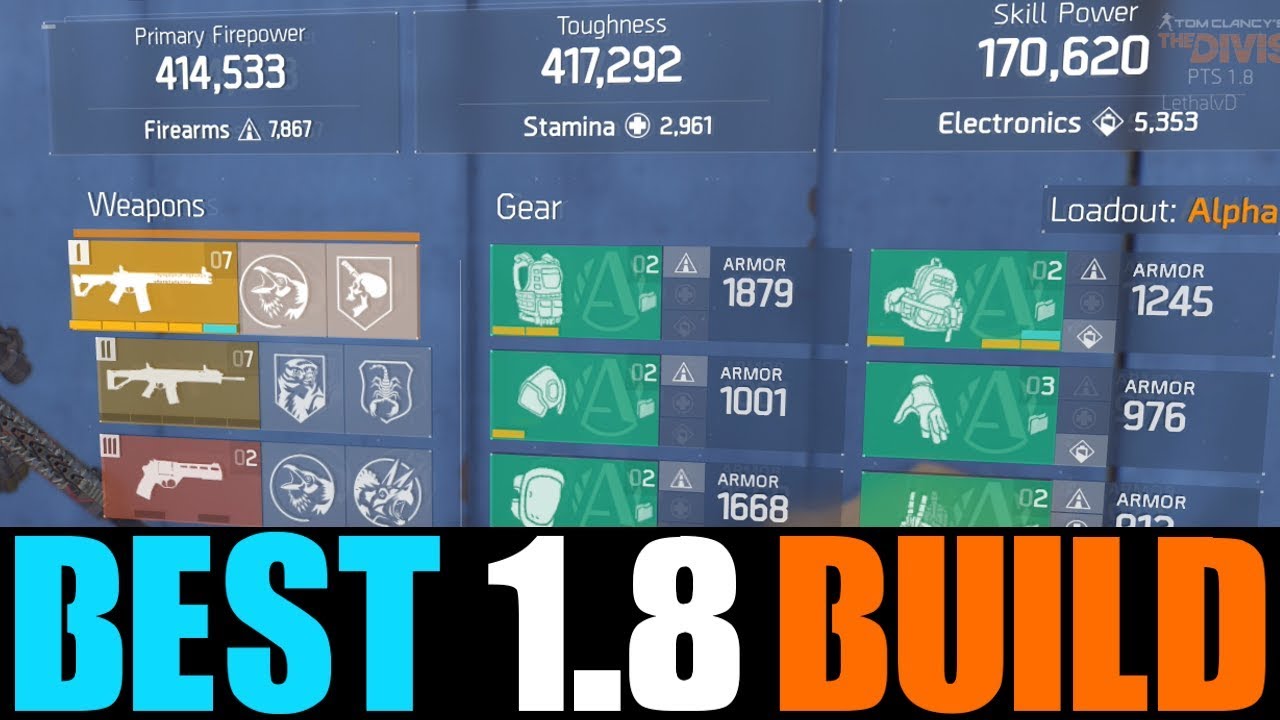 THE DIVISION - ONE PVE BUILD YOU NEED TO USE! (BEST AFTER PATCH BUILD)