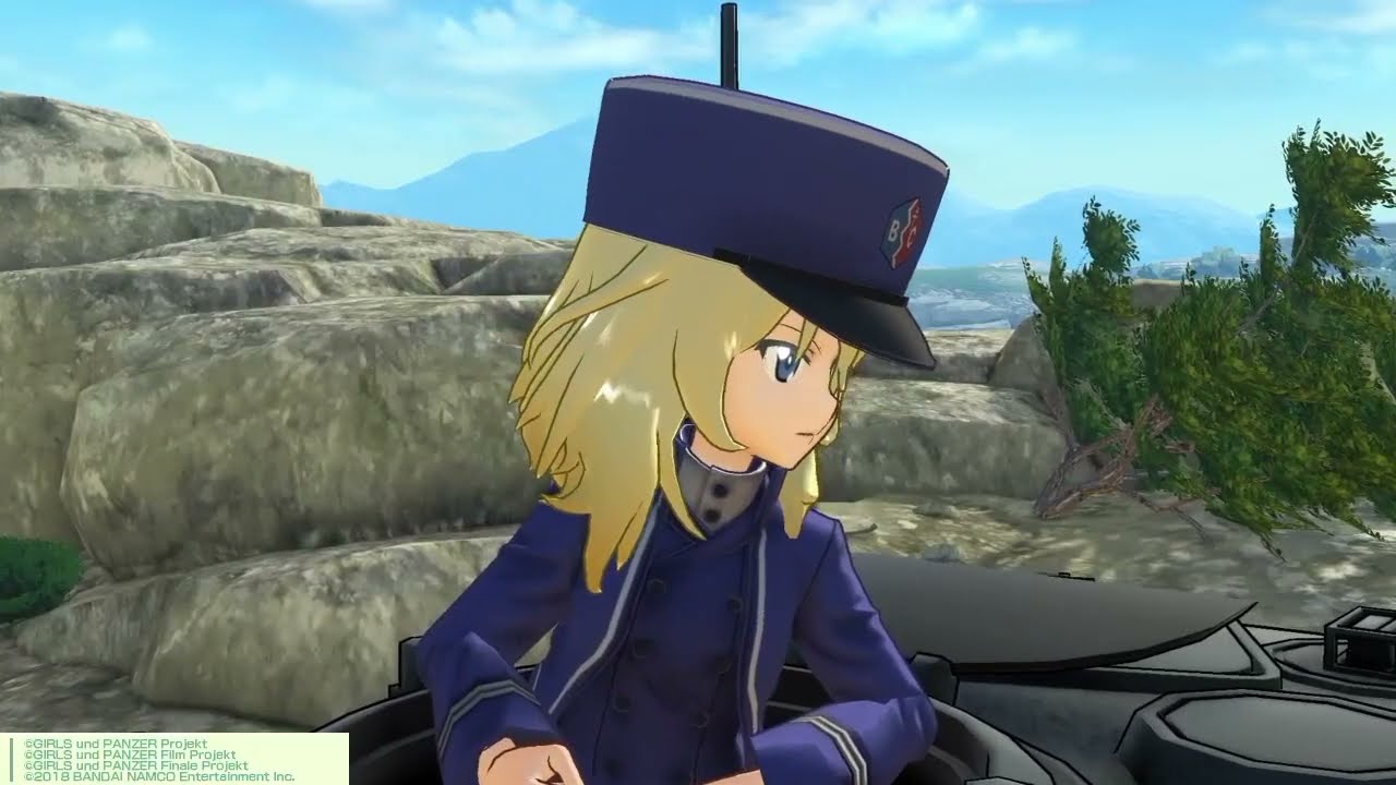 Girls und panzer Dream Tank Match Ruka Oshida vs Maus