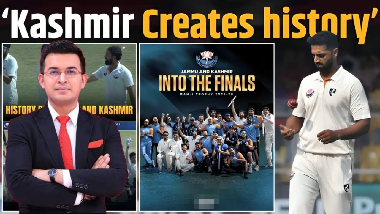 ​ Jammu and Kashmir make history, enter Ranji Trophy final for first time in 67 years!