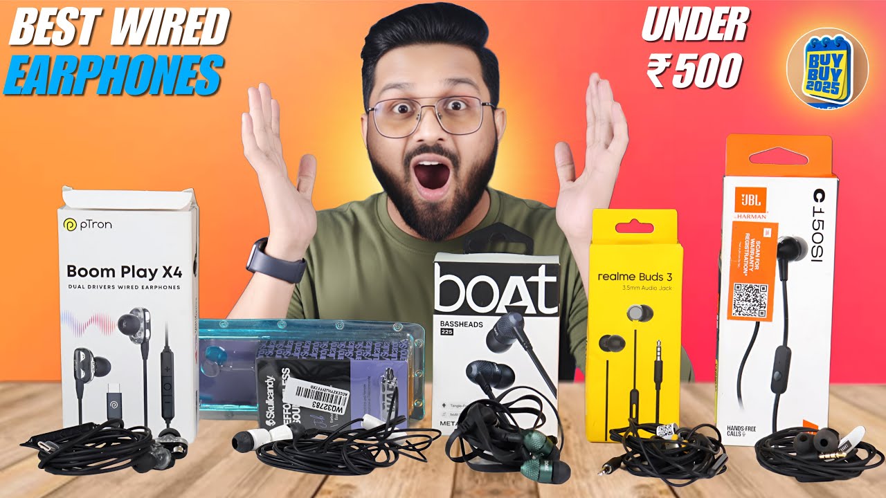 Don't Miss⚡️Best Wired Earphones Under 500 On Flipkart Buy Buy Sale 2025⚡️Best Earphones Under 500