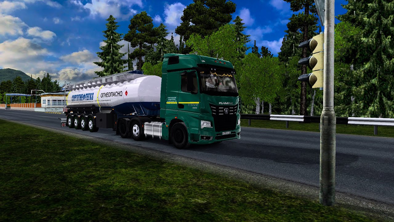 euro truck simulator 2 kamaz k5 mod review by Lacoste_36 on 1.55.1.5.steam #steam #conway128 #ets