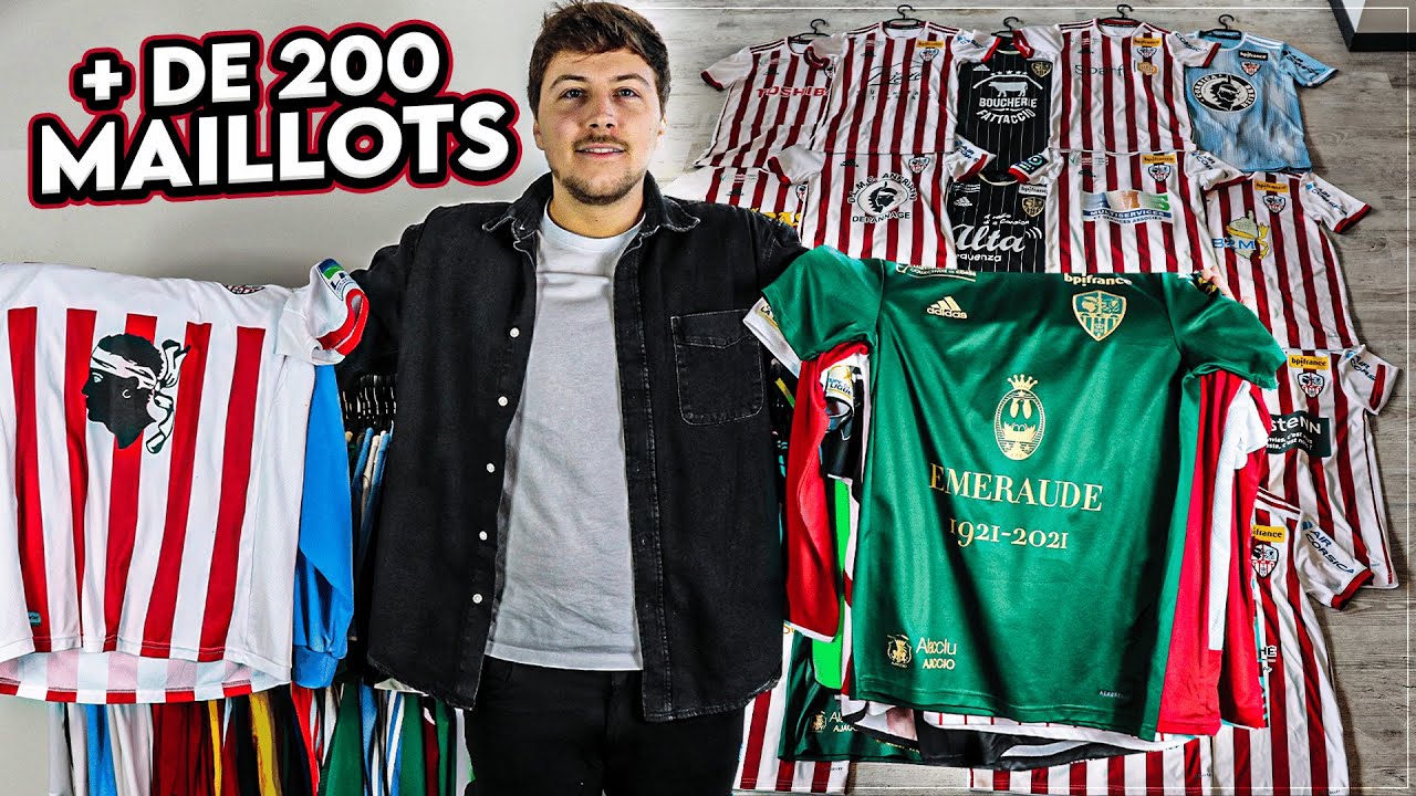 ÇA Y EST, J'AI 200 MAILLOTS DANS MA COLLECTION !