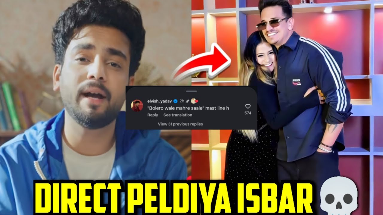 OMG🔥- Elvish Yadav Direct Reply & Roast Prince Narula,Rachit Rojha Again Reply,Elvish Yadav Song 