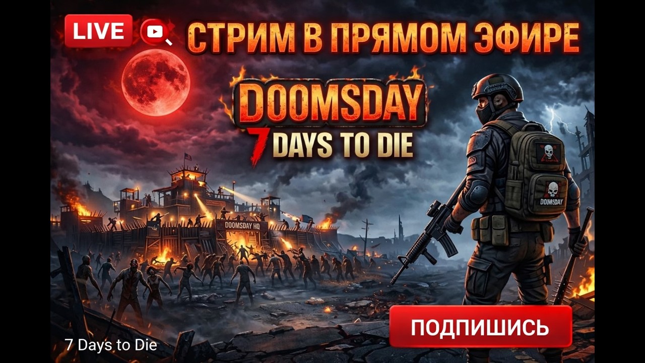 7 days to die. Выживание администратора на проекте Doomsday