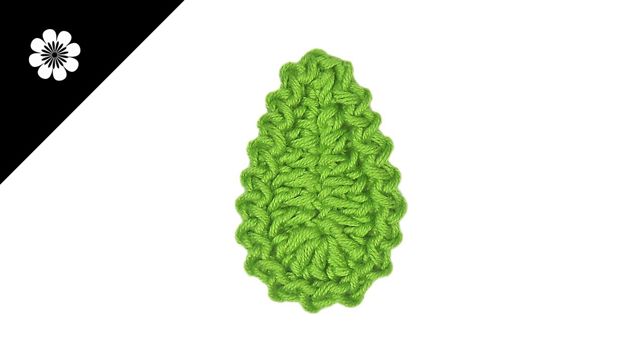HOJA A CROCHET #3 (mediana) | Patrones Valhalla