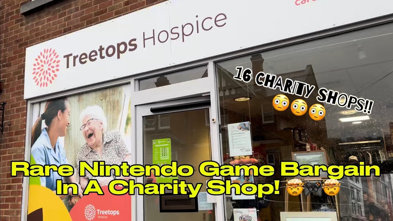 VLOG 27 - RARE NINTENDO GAME BARGAIN IN A CHARITY SHOP! 🤯