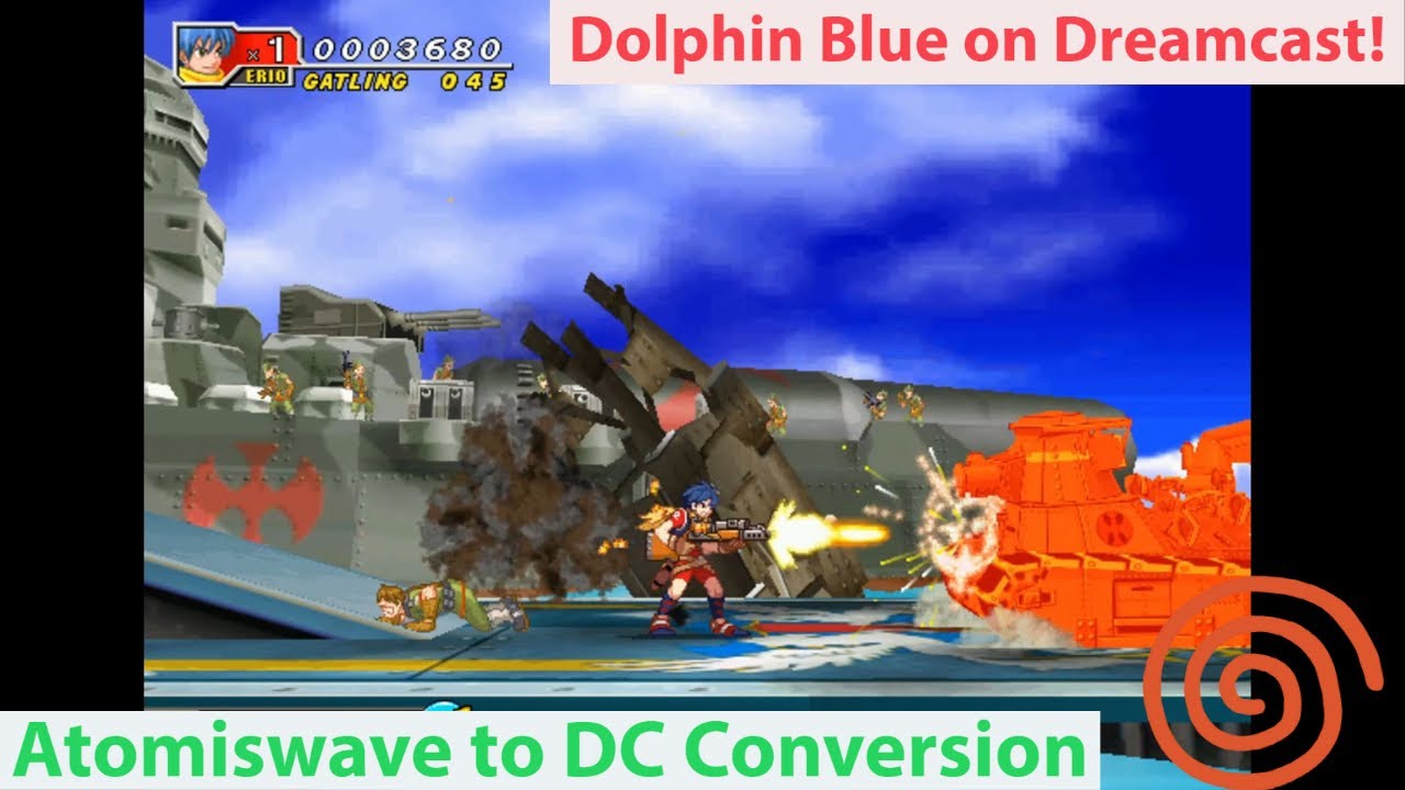 Dolphin Blue on Dreamcast - Atomiswave to Dreamcast Conversion!