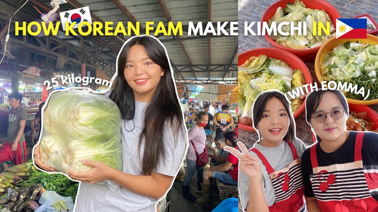 Palengke with My Korean mom: Kimchi Making REVEAL !! 🥬 (part 1)