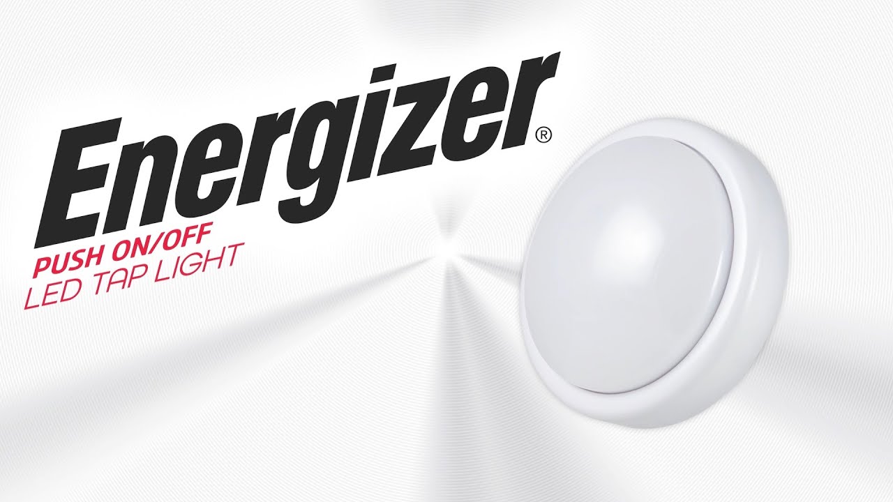 36521: Energizer Push ON/OFF LED Tap Light - Overview