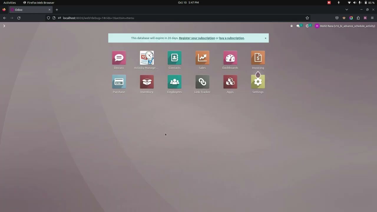 How to Manage Activity for Multi User with Dashboard | Advance Schedule Activity Management Odoo App