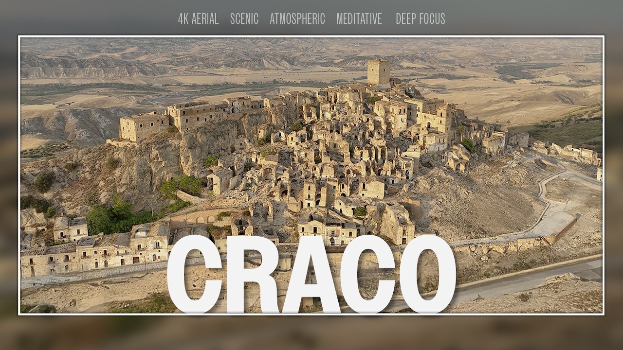 Craco, Italy (Amazing Ghost Town) 4K Scenic Film