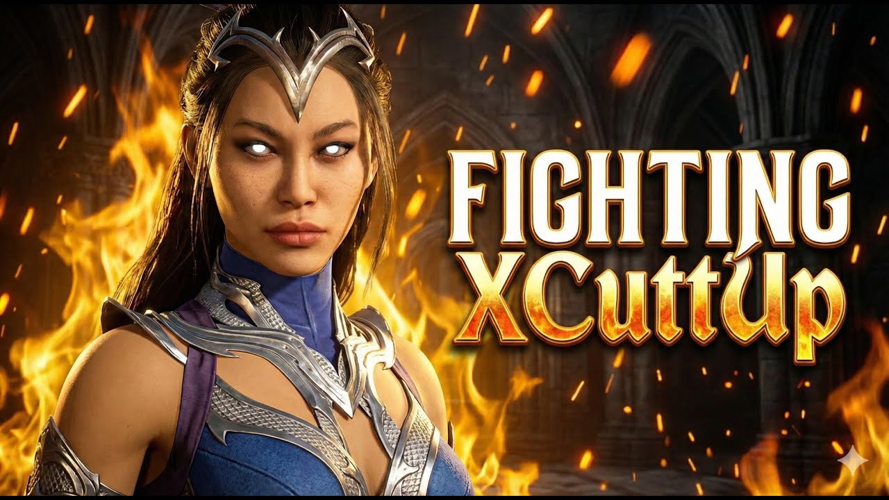 MK1 - FIGHTING XCUTTUP ( THE KITANA MAVADO GOAT) 🪭💙 @xcuttup