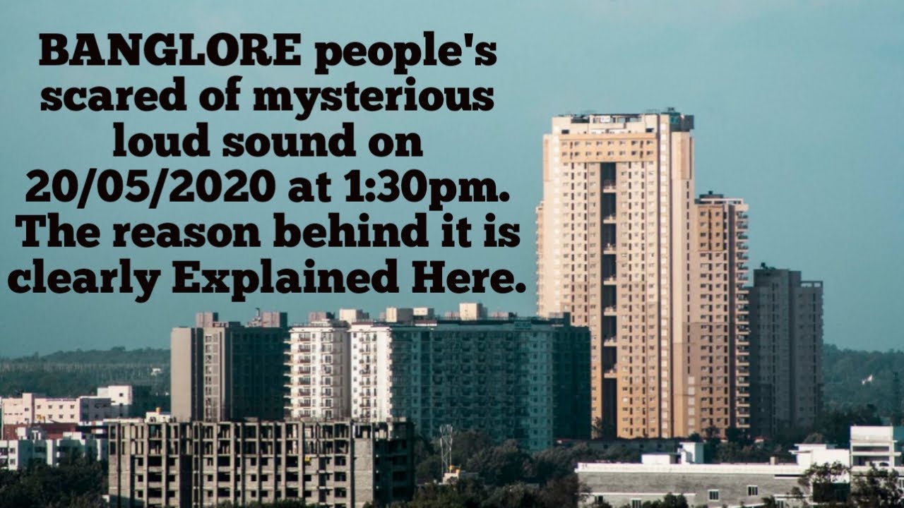#sound#SonicBhoom# Bangalore  Mysterious loud sound in Bangalore|Sonic bhoom effect in Bangalore|