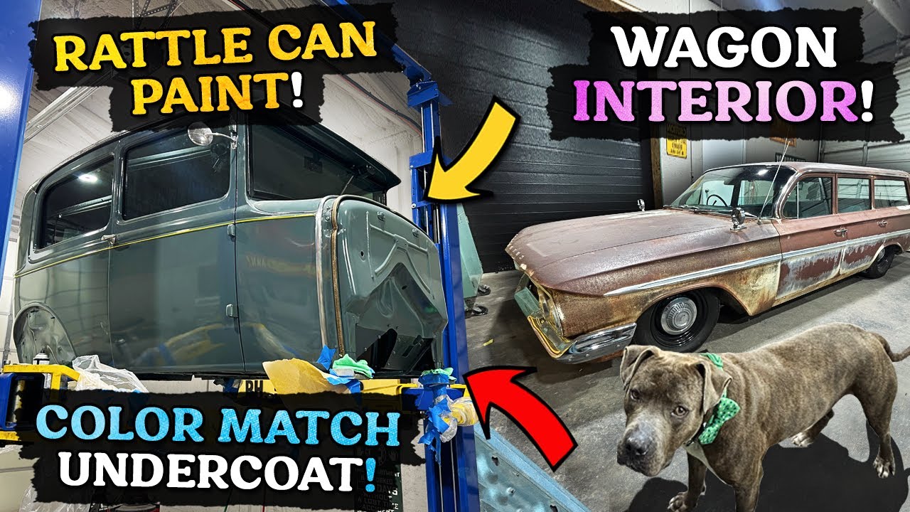 BUDGET FRIENDLY Paint and Body! 1961 Wagon Interior Progress!