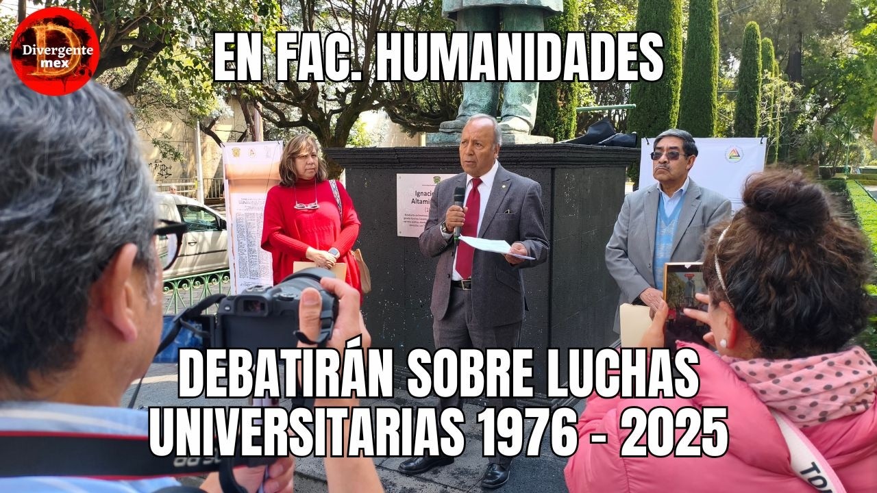 Debatirán sobre origien y movimientos estudiantiles en la UAEMex en Fac. de Humanidades #Participa