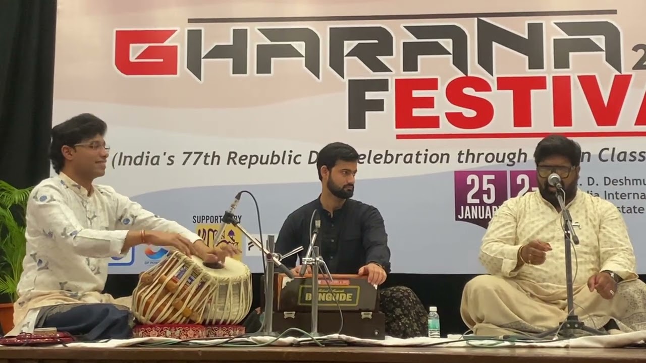 Raag Puriya Dhanashree Vocal by Dipin Raj, Sarangi Pt. Bharat Bhushan Goswami, Gharana Festival 2026