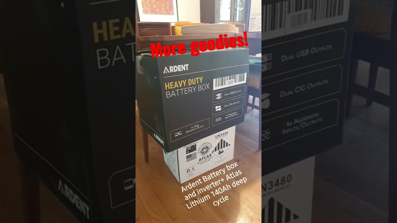 Camping kit- Ardent battery box and Atlas Lithium Battery 