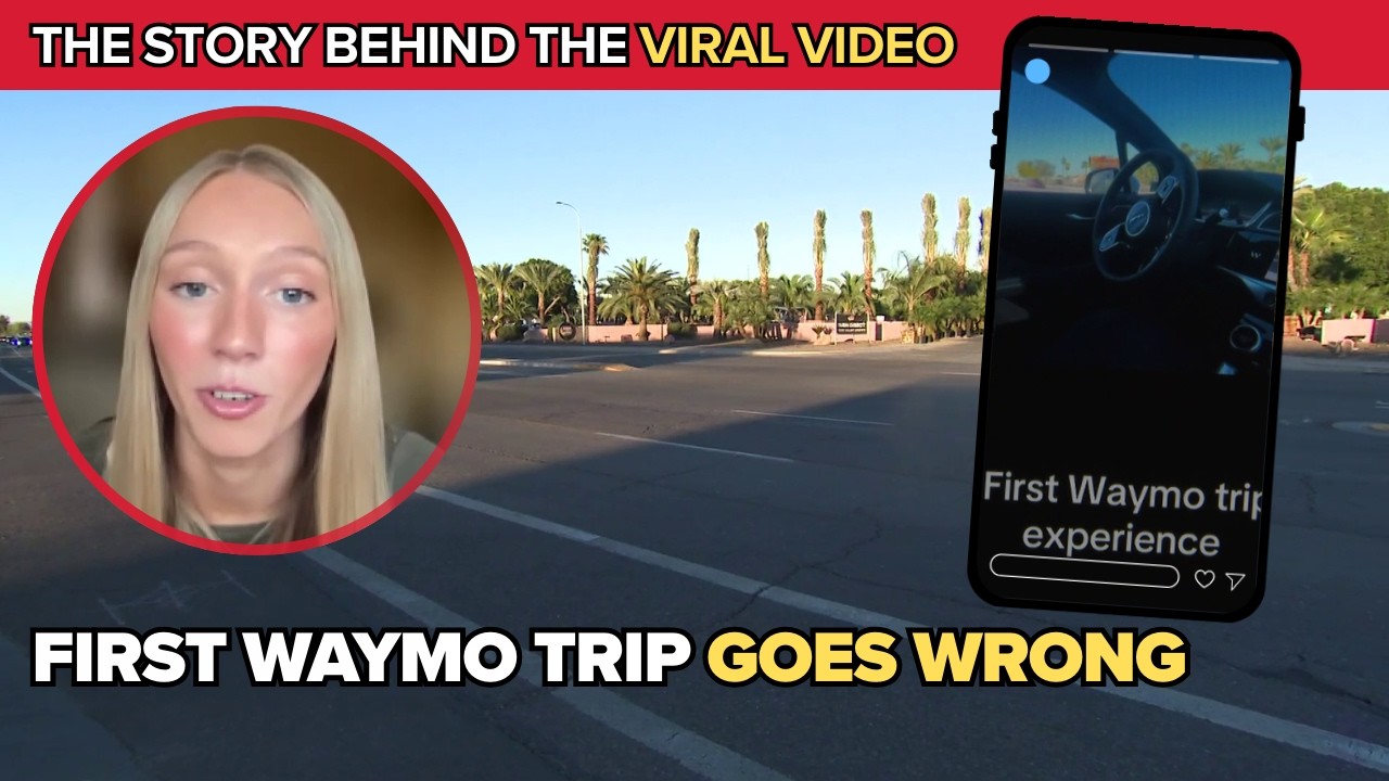 Компания Waymo остановилась посреди пробки в Аризоне.