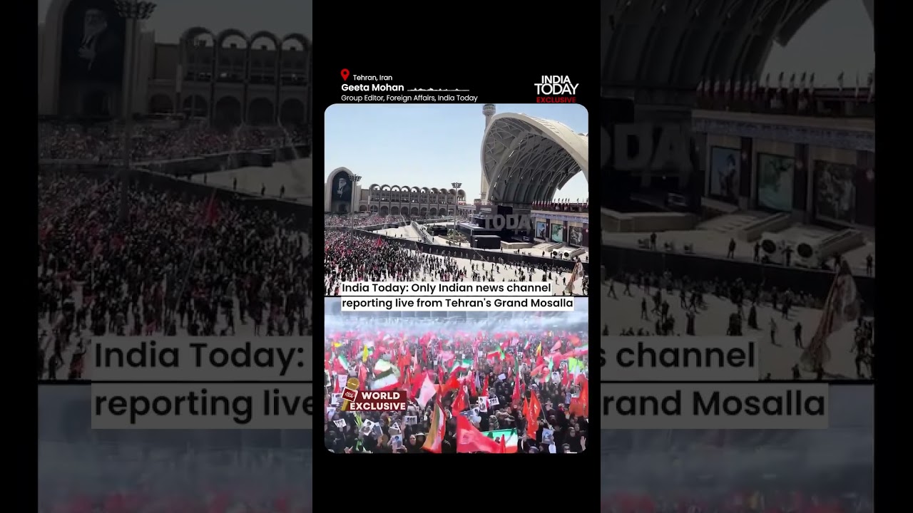 Exclusive Ground Report: India Today at Tehran&rsquo;s Grand Mosalla Amid Khamenei Mourning | India Today