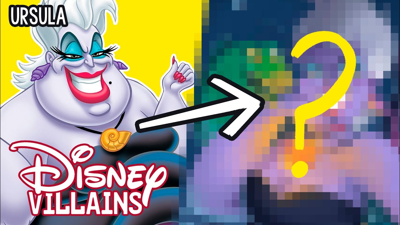 Dibujo a URSULA de La Sirenita a MI ESTILO 🐙 | VILLANOS DISNEY #1