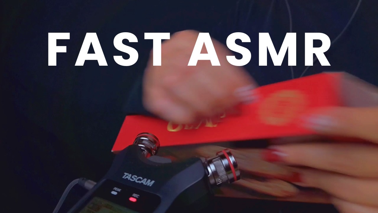 FAST & kinda AGGRESSIVE SCRATCHING ASMR TRIGGERS - NO TALKING