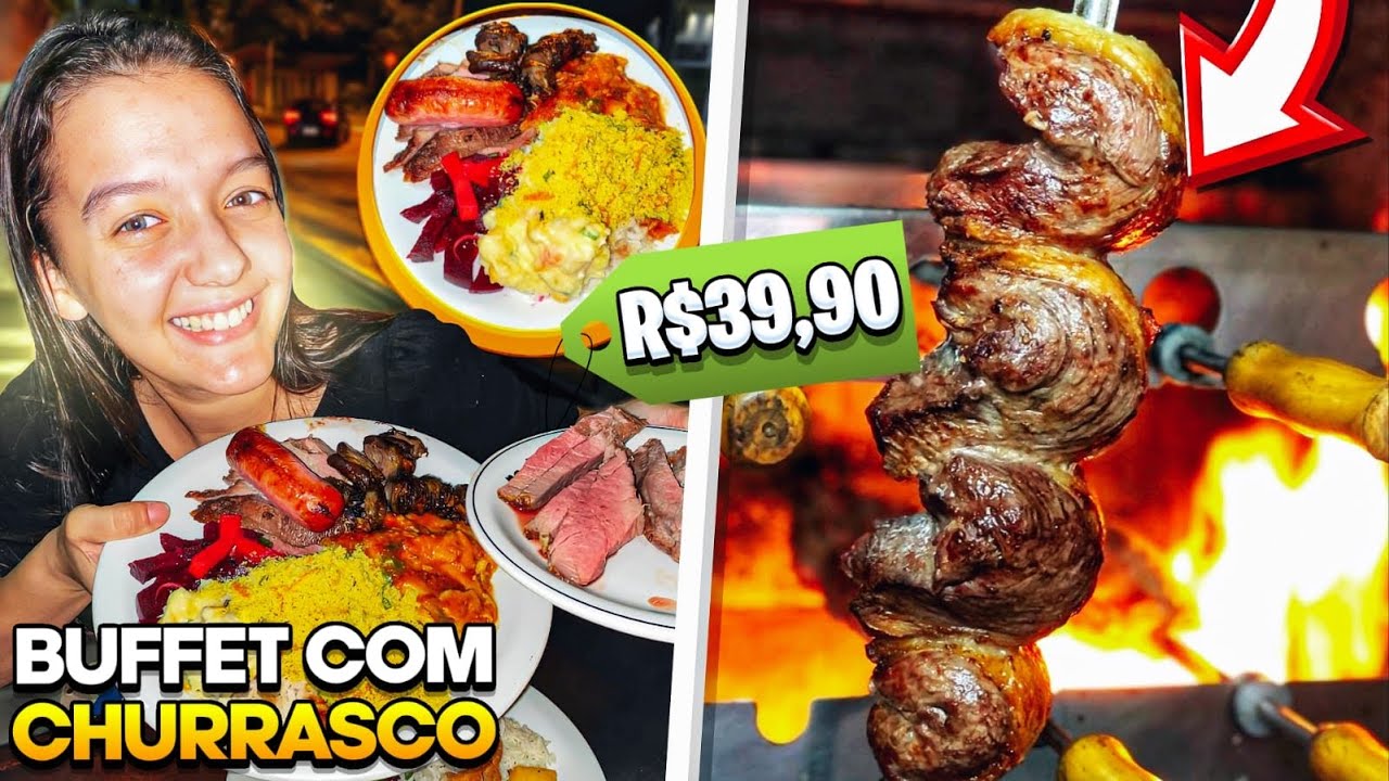 BUFFET COM CHURRASCO À VONTADE POR R$39,90 POR PESSOA | Burger Bar & Pizza