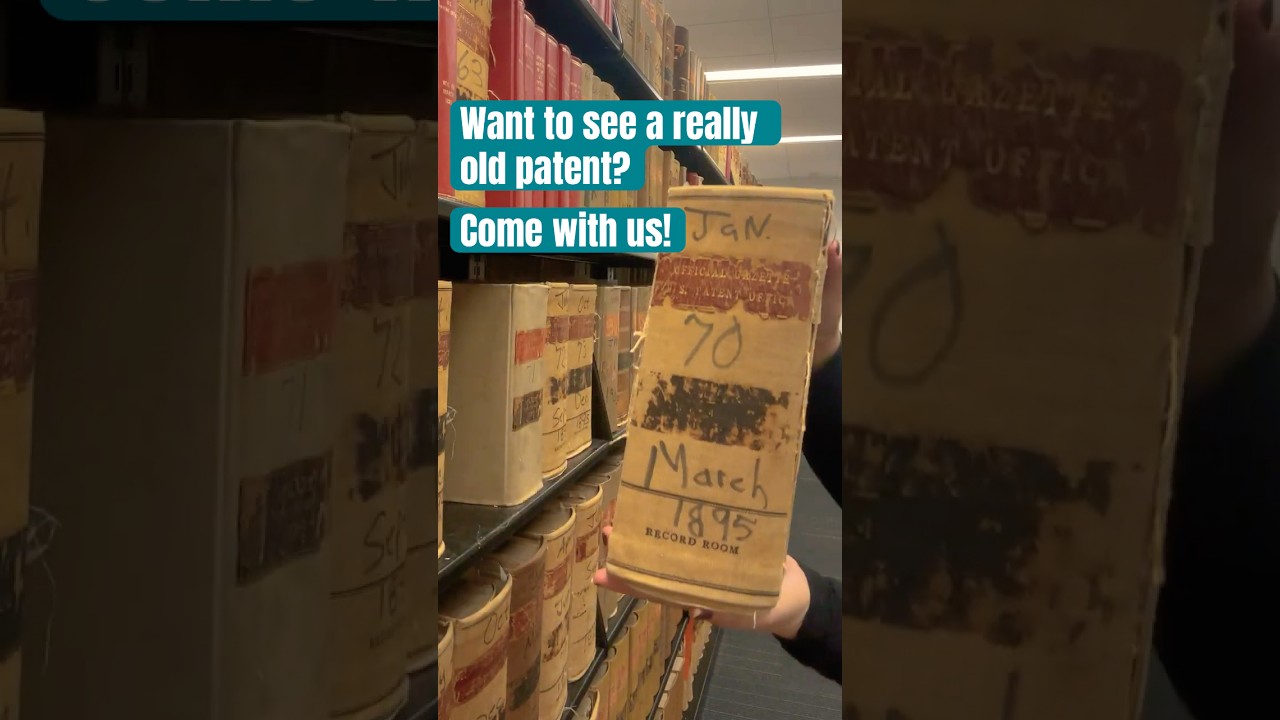 Want to see a really old patent? Come with us