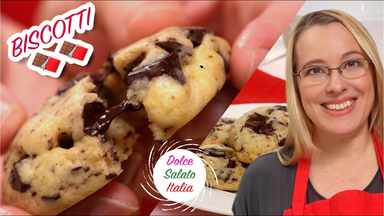Biscotti Morbidi con Gocce di Cioccolato 🍪 —🌟Al Forno e con Friggitrice ad Aria 🌟
