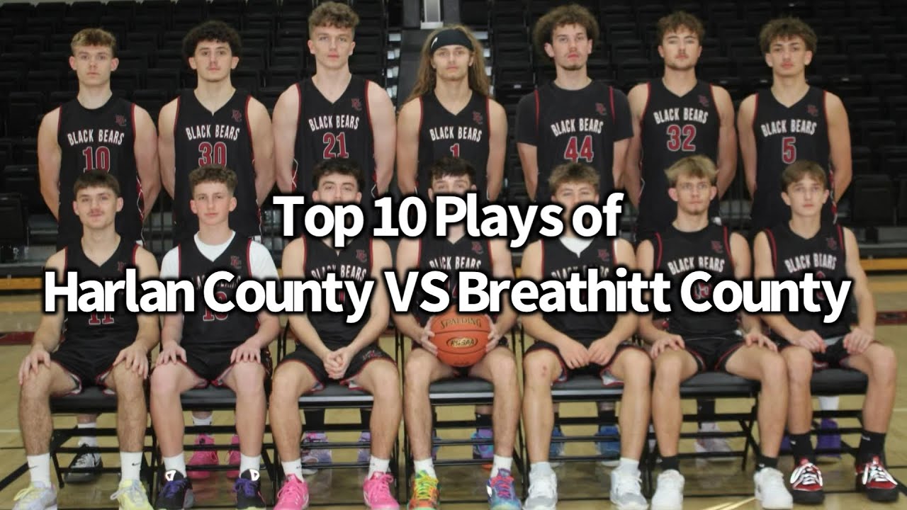 Top 10 Plays of Harlan County vs Breathitt County boys basketball