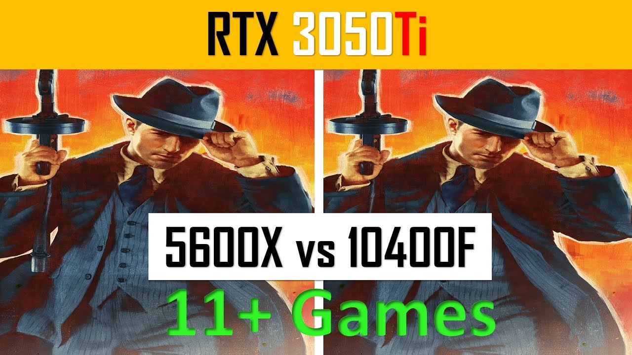 Ryzen 5600X VS 10400F Testing Benchmarks 11 Games